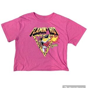 Flaming hot cheetos crop top